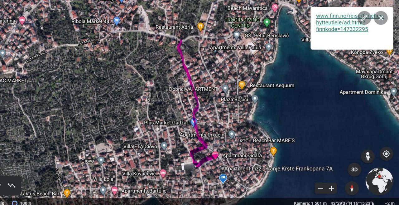 Apartment Lizzi. Trogir Exteriér fotografie